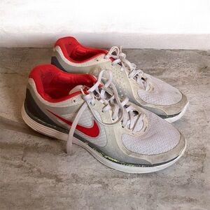 Nike Red and Gray Women's Sneakers